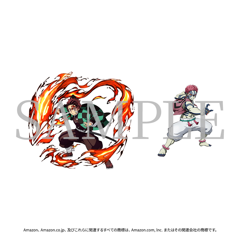 サイバーコネクトツー制作キャラクタービジュアル アクリルスタンド 2個セット[竈門炭治郎・猗窩座]